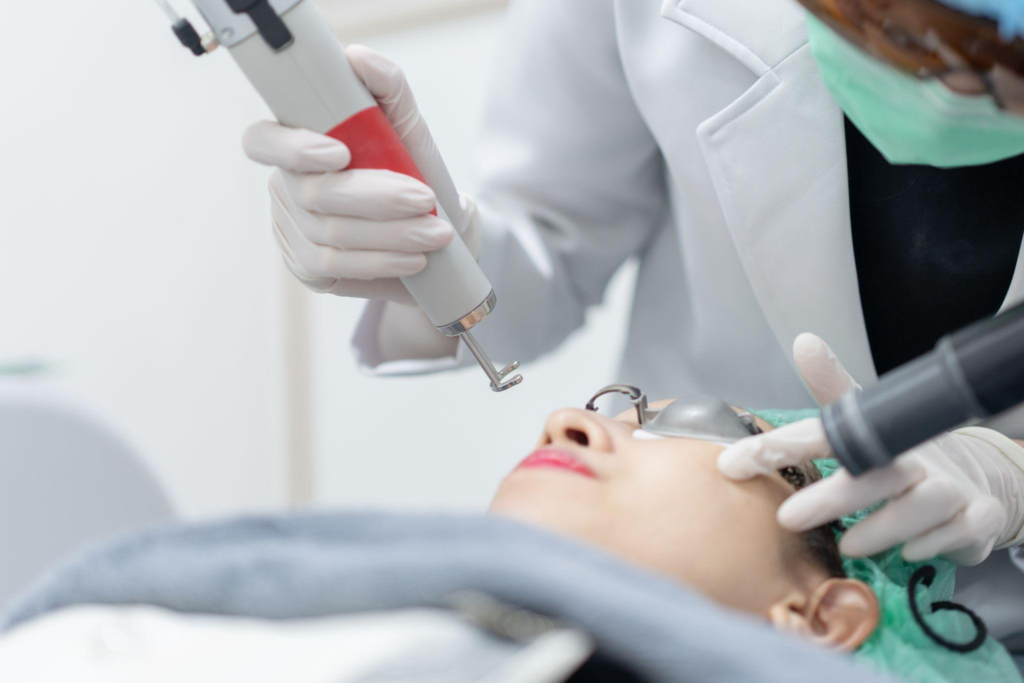 レーザーの種類によるダウンタイムの違い